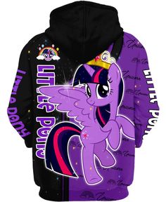 Look your best in the Adorable Little Pony Hoodie. The material is ultra-soft and provides a perfect fit. Fitting all shapes and sizes, you'll feel confident knowing you look stylish and unique. Item Type: HoodiesHooded: YesCollar: O-NeckMaterial: Polyester Pattern Type: PrintType: LooseClothing Length: RegularStyle: Casual Trendy Winter Hoodie With Character Print, Fall Fleece Hoodie With Character Print, Trendy Fall Hoodie With Character Print, Purple Long Sleeve Cartoon Print Sweatshirt, Fleece Hoodie Sweatshirt With Character Print, Fleece Hooded Sweatshirt With Character Print, Hooded Fleece Sweatshirt With Character Print, Trendy Long Sleeve Hoodie With Character Print, Purple Long Sleeve Sweatshirt With Cartoon Print