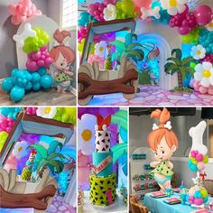 Yabba Dabba Doo! Celebrando... - My Little Angel Decorations Pebbles Birthday Party Ideas, Pebbles Birthday Party, Baby Birthday Party Theme, Shark Themed Birthday Party, Baby Birthday Themes, Baby Shower Theme Decorations, Second Birthday Ideas, 1st Birthday Party Themes, 2nd Birthday Party Themes