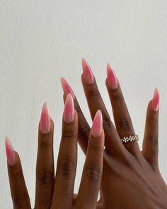 nail inspo Nyc Nails, Airbrush Nails, Broken Nails, Colorful Nail, Colorful Nails, Almond Acrylic Nails, Vacation Nails, Summer Acrylic Nails