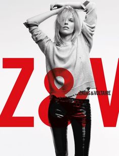 a woman in black and white is posing for the cover of zov magazine