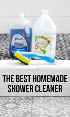 the best homemade shower cleaner for your bathroom