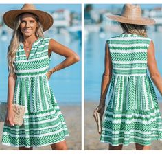 Cupshe Geo Striped Sleeveless Mini Dress Size M Green Bust:90.0-95.0cm Waist:69.0-74.0cm Hip:97.0-102.0cm #Vacation #Summer #Beach Green V-neck Sleeveless Dress For Vacation, Spring Sleeveless Mini Dress For The Beach, Green Sleeveless Mini Dress For Vacation, Spring Sleeveless Sundress For Vacation, Green Sleeveless Dress For Beach Vacation, Bohemian Sleeveless Mini Dress For Garden Party, Casual Sleeveless Sundress For Garden Party, Green Sleeveless Beach Dress, Green Sleeveless Summer Sundress