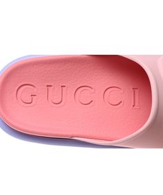 Gucci Designer Slides 5 / Pink Luxury Spring Slides, Spring Luxury Pink Slides, Platform Shoes Sandals, Designer Slides, Y2k Necklace, Y2k Party, Flip Flops Style, Baby Tees Y2k, Gucci Designer