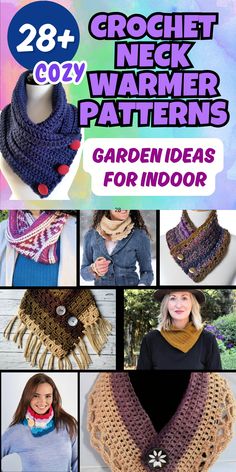 crochet neck warmer patterns for indoor use