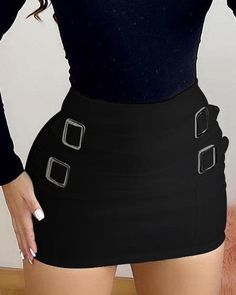 Style:ChicType:SkirtMaterial:PolyesterLength:MiniPattern Type:PlainDecoration:BuckledFit Type:SkinnyOccasion:DailyPackage Include:1*Skirt S: hips:34.8(inch); top length:15.6(inch); bottom waist:26.0(inch); M: hips:36.4(inch); top length:15.9(inch); bottom waist:27.6(inch); L: hips:38.0(inch); top length:16.3(inch); bottom waist:29.1(inch); XL: hips:39.6(inch); top length:16.7(inch); bottom waist:30.7(inch); Fall High Waist Mini Skirt With Belt, Fall High-waist Mini Skirt With Belt, Fitted Mini Skirt With Belt Loops For Fall, Belted Fitted Mini Skirt, Fitted Party Skirt With Belt Loops, High Waist Fitted Skort With Belt Loops, Fitted High Waist Skort With Belt Loops, Fitted Mini Skirt With Belt For Fall, High-waist Fitted Mini Skirt With Belt Loops