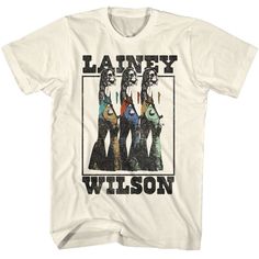 *Officially Licensed by American Classics* An officially licensed adult Lainey Wilson shirt. All styles are made from 100% cotton.  This is the perfect shirt for any fan of the American country music singer-songwriter. ~Tag us and post a picture of you wearing this shirt on Instagram and receive a $5 discount on your next order~ @Buycoolshirts Care Information: Wash inside out and use cold water. Do NOT use bleach or iron over the decal. Artist Tshirts, Bell Bottom Country, Lainey Wilson, Matchbox Twenty, Country Music Concerts, Country Music Shirts, Country Music Singers, Country Shirts, Bell Bottom