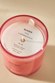 Take a moment to reminisce with this exclusive candle, carefully crafted to spark a sense of nostalgia and warmth. Mama (Floral Fresh): the scent of white lilies blends with notes of leather and soft musk For the best burn experience, keep the following in mind: The first time you light your candle, allow it to burn until the wax pool melts all the way to the edge; for a larger candle, this may take several hours. Wax has " memory," so if it is extinguished with a partial pool, that will prevent Anthropologie Candle, Luxury Packaging Design, Good Burns, Slow Dance, Spring Table, Large Candles, White Lilies, Luxury Packaging, Glass Vessel