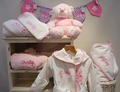 Need the perfect present from new born to 12 years old then you should check out our stunning children's wear offering. Customisable dressing gowns, soft toys, blankets, pillows! Personalise the gift you give.