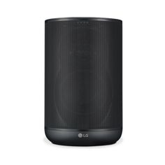 the lg wireless speaker is shown in black