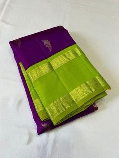 Bridal Collection Purple Color Pure Kanchipuram Silk Saree | Indian Traditional Ethnic Saree | Wedding or Party Wear Saree | Handwoven Gift Saree for Her Product Details : Saree Type : Pure Kanchipuram Silk Saree Golden Zari, Silk Mark Certified Blouse Piece : Yes (Un-Stitched) Saree Length : 5.5 Meters Blouse Piece Length : 80 cm Saree Weight : 0.9 kg Saree Fabric : Pure Kanchipuram Silk  Color : As shown in the picture Work : weaving Pattern : designer Occasion: Party Wear, Formal Wear, Festiv Multicolor Paithani Silk Saree With Tilla, Multicolor Paithani Silk Saree With Tilla Details, Purple Churidar For Wedding With Pallu Detail, Traditional Purple Churidar With Pallu, Saree Golden, Magam Work Designs, Magam Work, Ethnic Saree, Stitched Saree