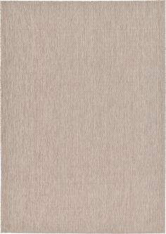 a beige rug with fringes on it