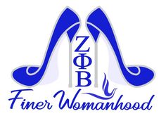 the logo for a women's clothing store with high heeled shoes on it