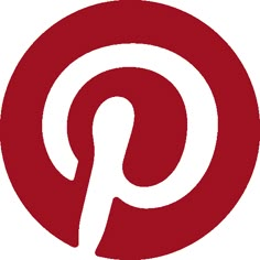 the pinter logo is red and white with an arrow pointing up in the center