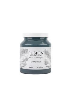 Fusion Mineral Paint Cambridge is a deep and elegantely weathered blue. Fusion Mineral Paint is a decorative furniture finishing paint formulated with a built in top coat, providing furniture painters and decorative artists a best-in-class, easy to apply, and durable 100% acrylic paint. Fusion Mineral Paint is developed and made in Canada by Homestead House. Fusion Mineral Paint has a unique environmentally friendly formulation, is non-toxic, lead, ammonia and formaldehyde free, virtually odorle Soap Stone, Homestead House, Fusion Paint, Liberty Blue, Fusion Mineral Paint, Deep Gray, Mineral Paint, Milk Paint, Paint Furniture