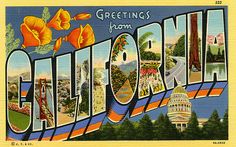 a postcard with the word greetings from oregon written in many different languages and letters