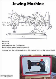 the instruction manual for sewing machine with instructions on how to sew and use it