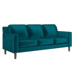 an image of a couch that is blue