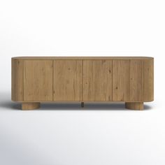 the sideboard is made out of wood