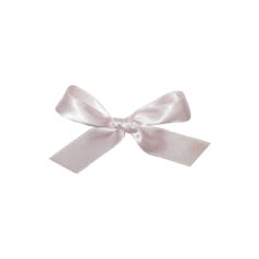 a white ribbon with a bow on it