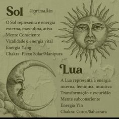 an image of the sun and moon on a paper with latin writing in spanish language