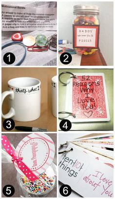 a collage of images showing different things to make with paper and crafting supplies