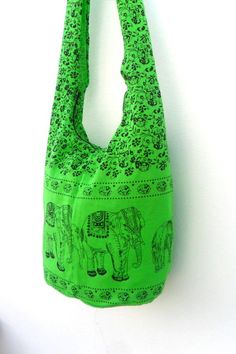 Shoulder Bag Crossbody Bag Handmade Bag Elephant Bag Hobo Cross Body  Bag Hippie Boho bohemian bag P Bohemian Shoulder Bag With Mobile Phone Bag For Vacation, Bohemian Beach Bag For Mobile Phone, Green Bohemian Bags For Vacation, Bohemian Mobile Phone Bag For The Beach, Bohemian Style Mobile Phone Bag For Beach, Bohemian Beach Mobile Phone Bag, Hippie Hobo Bag For Daily Summer Use, Hippie Summer Hobo Bag For Daily Use, Summer Hippie Hobo Bag For Daily Use