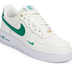 Nike Air Force 1 '07 Lv8 Sneakers Size 10 Used Once No Box Nike Air Force 1 Low-top Green, Green Low-top Nike Air Force 1, Shoes Nike Air Force, Shoes Nike Air, Nike Air Force 1 07, Chunky Platform, Star Studs, Shoes Nike, Nike Air Force 1