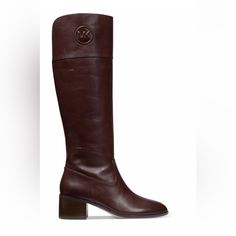 100% Authentic Guarantee Retail $225 New With Box ( Store Display ) Material: Leather Color: Barolo ( Dark Brown ) Closure: 1/2 Zip Us Size 6 M Heel 2” Boot Hight 15.5” They Measure Approx. 14.5” Open Circumference Please See Pictures. Michael Kors Elegant Leather Boots, Elegant Michael Kors Leather Boots, Elegant Michael Kors Workwear Boots, Box Store, Sharper Image, Boots Leather, Store Display, Michael Kors Shoes, Tall Boots