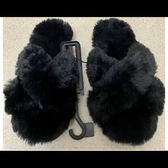 Womens Secret Treasures Indoor/Outdoor Memory Foam Black Slippers Size 7/8 It’s New Still Have A Tag Bundle Multiple Times For Best Price Fast Shipping Same Day/Next Day Black Flat Slippers For Winter, Black Flat Winter Slippers, Comfortable Black Slippers For Fall, Black Round Toe Slippers For Fall, Birthday Nail Designs, Black Slippers, Birthday Nails, Shoes Womens, Nude Nails