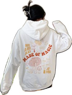 Harajuku Oversized Hoodie With Letter Print, Oversized Harajuku Hoodie With Letter Print, Harajuku Style Letter Print Sweatshirt For Fall, Oversized Cotton Harajuku Hoodie, Harajuku Style Oversized Hoodie For Fall, Oversized Harajuku Hoodie For Fall, Harajuku Style Letter Print Hoodie For Fall, Harajuku Style Letter Print Fall Hoodie, White Harajuku Hoodie For Fall