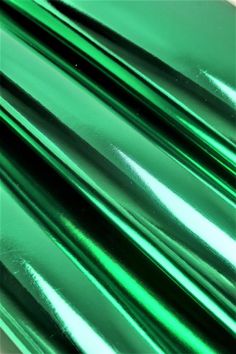 green metallic foil is shown in this image