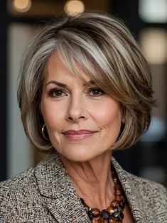 20 Haircuts for Women Over 60 in 2024: Timeless Styles for Confidence – In Style Us Haircuts For Older Women Over 60, Karen Haircut, Deb Hair, Smooth Bob, The Perfect Haircut, Choppy Bob Hairstyles For Fine Hair, Haircuts 2024, 60 Hairstyles, Layered Haircuts With Bangs