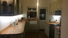 the kitchen is clean and ready for us to use