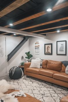 [Ad] 6 Tips For Making The Most Of A 7 Basement Ceiling #cozybasementfamilyroom