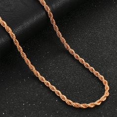 Brand New 18k Rose Gold Men's Braided Rope Chain Necklace Details: Length 28" Width 5mm Genuine 18k Rose Gold Plated Sterling Silver Retail Price $295 Buy With Confidence From A Trusted Seller With A 99%+ Feedback Rating! A0215 (Id-530) Luxury Tarnish Resistant Rose Gold Chain Necklace, Rose Gold Link Necklace With Clavicle Chain, Rose Gold Snake Chain Jewelry, Formal Rose Gold Chain Necklace With Adjustable Chain, Rose Gold Jewelry With Rope Chain For Gift, Rose Gold Link Chain Necklace Tarnish Resistant, Rose Gold Clavicle Snake Chain Jewelry, Luxury Rose Gold Chain Necklace With Adjustable Chain, Rose Gold Rope Chain Necklace Gift