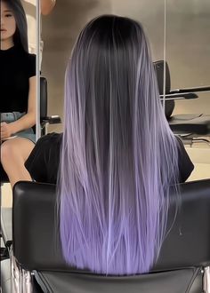 The Wet Look, Hair Dye Tips, Purple Ombre Hair, Hairstyle Easy, Beige Hair, Hair Color Underneath, Best Hairstyles For Women, Hair Inspiration Long, Creative Hair Color