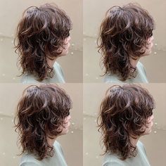 Bangs Curly, Hair Aesthetic, Haircuts For Curly Hair, Shot Hair Styles, Hair Stylies, Alternative Hair, Short Hair Haircuts