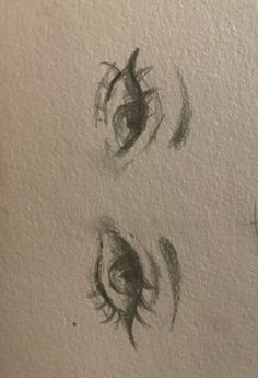 three different types of eyes drawn on paper