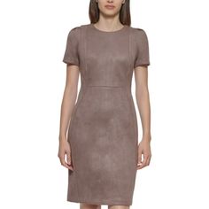 Brand New Brown Scuba Suede Sheath Dress! Perfect Option From Work To After Hours! Exposed Gold Zipper In Back. Super Soft Material With Stretch. Calvin Klein Knee-length Bodycon Workwear Dress, Lined Sheath Midi Dress For Work, Calvin Klein Sheath Midi Dress For Office, Fitted Short Sleeve Calvin Klein Dresses, Fitted Calvin Klein Midi Dress, Calvin Klein Fitted Short Sleeve Dress, Calvin Klein Sheath Midi Dress For Work, Calvin Klein Sheath Bodycon Dress For Work, Calvin Klein Sheath Bodycon Dress