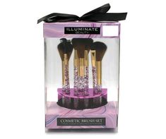 Complete with seven matching brushes and a stand to keep them ready to use, this stunning makeup set is sure to inspire anyone looking to add functional flair to their vanity. Brush Stand, Big Lots Store, Cute Eye Makeup, Cosmetic Brush, Stunning Makeup, Cute Eyes, It Cosmetics Brushes, Big Lots, Makeup Set