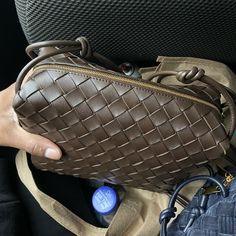 Mini Loop Intrecciato Leather Shoulder Bag Bottega Loop Bag Outfit, Bottega Mini Loop Bag Outfit, Bottega Cross Body Bag, Bottega Bag Outfit, Small Bag Outfit, Bottega Bag, Bottega Veneta Bag, New Bottega, Bottega Veneta Bags