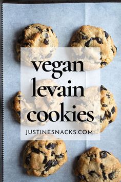 vegan levian cookies with text overlay