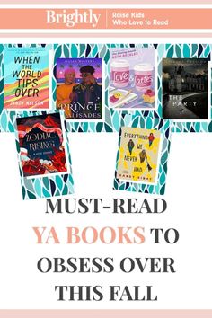 the front cover of brightly's must read ya books to obses over this fall