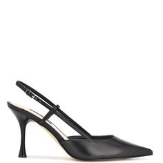 Peni Slingback Pumps Black Slingback Pumps, Lug Sole Booties, Black Slingback Heels, Woman Suit, Shoe Boot, Fashionable Shoes, Woman Suit Fashion, College Style, Shop Shoes