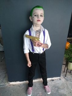 Boys Halloween joker costume Great Costume Ideas, Girl Halloween Costumes, Dancer Costume, A Halloween Costume, Diy Kostüm