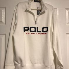 Brand New With Tag Please Ask Questions No Returns Classic Long Sleeve Tops With Logo Print, Ralph Lauren White Sweater, Ralph Lauren Jumper, Polo Ralph Lauren Hoodie, Mens Pullover Sweater, Polo Ralph Lauren Sweatshirt, Sweater Vest Mens, Ralph Lauren Sweatshirt, Polo Ralph Lauren Sweater