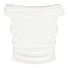 1 Fitted Sleeveless Off-shoulder Top For Summer, White Fitted Tube Top For Summer, White Stretch Summer Top, Casual Summer Off-shoulder Top With Foldover, White Stretch Crop Tube Top, Fitted White Off-shoulder Top For Summer, White Fitted Off-shoulder Top For Summer, Chic White Stretch Off-shoulder Top, White Stretch Chic Off-shoulder Top