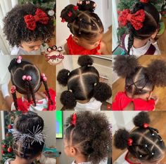 4th Of July Hairstyles For Kids Black, Infant Hairstyles Black, Babygirl Hairstyle, Girly Hairstyles, Kid Hairstyles