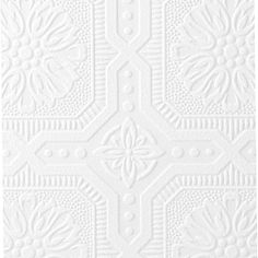 white paper with an intricate design on the front and back side, as well as a pattern