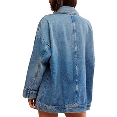 Womens Jackets Casual, Denim Jacket Women, Casual Jacket, Casual Women, Denim Jacket, Free People, Jackets For Women, Clothes For Women, Quick Saves